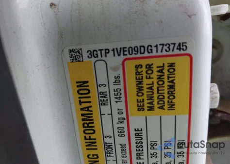 2013 GMC Sierra 1500 Sle из США, поврежденный, VIN 3GTP1VE09DG173745